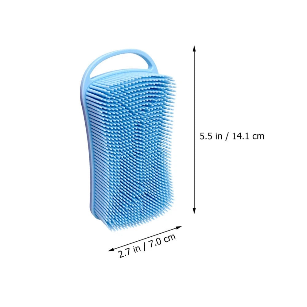 Silicone Bath Brush Shampoo Shower Scrubber for Nourishing