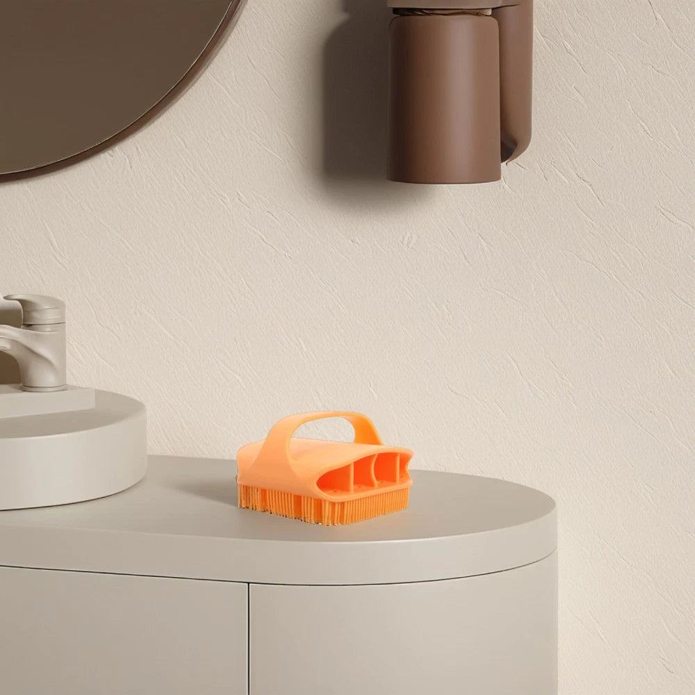 Silicone Bath Massage Brush Man Back Scratcher for Women Bathing