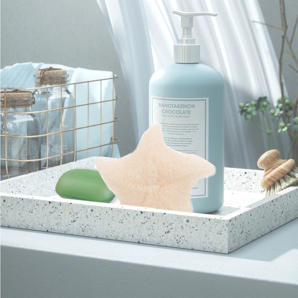 Sponge Bath Brush Toddler Newborn Cartoon Bathing Sponges for Kids