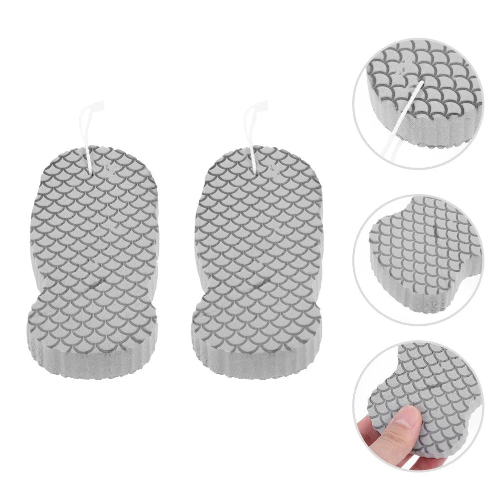 2 Pcs Baby Bath Sponge Toddler Child Shower Body Scrubber Back Brush