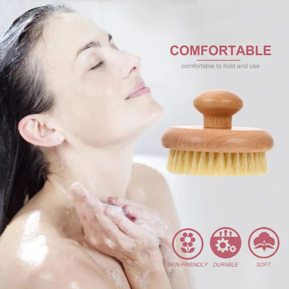 Skin Exfoliator Scrubber Dry Brushing Body Bath for Bathroom Scrubbing