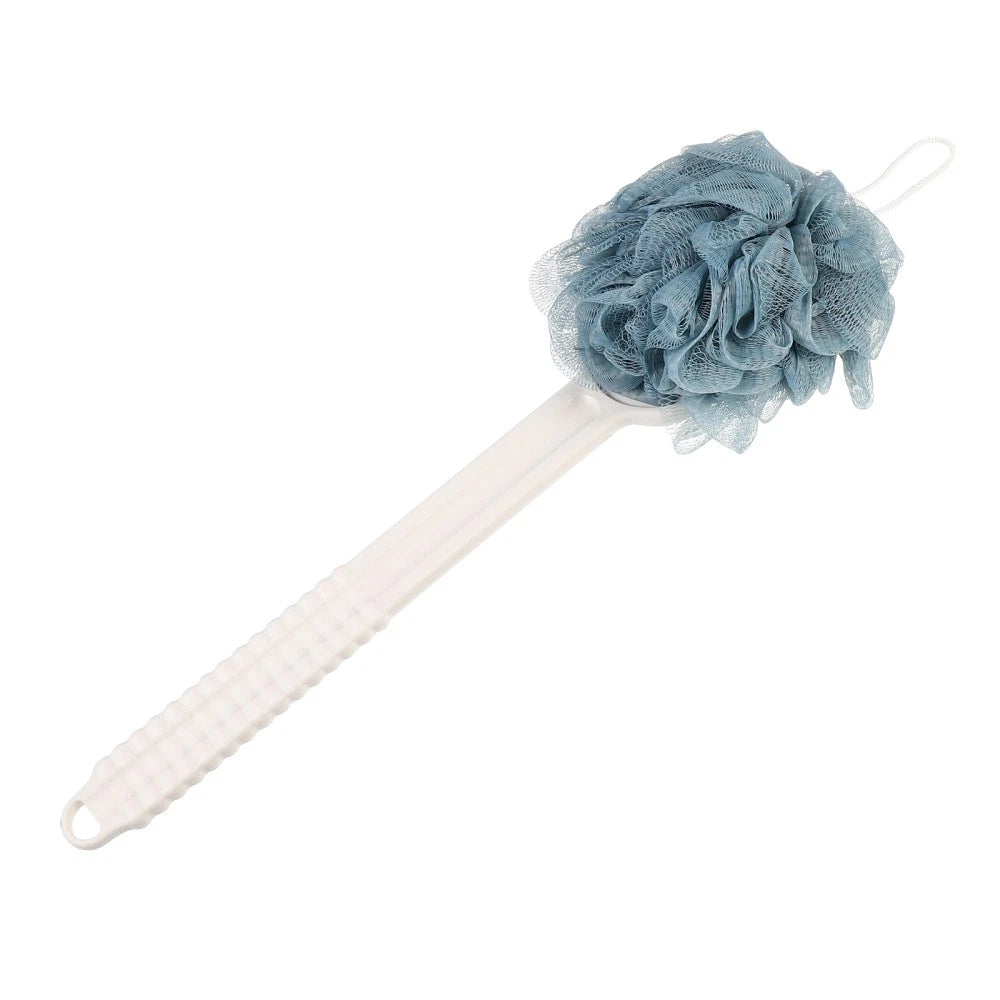 Back Rub Bath Brush Man Silicone Scrubber for Shower Body Long Handle