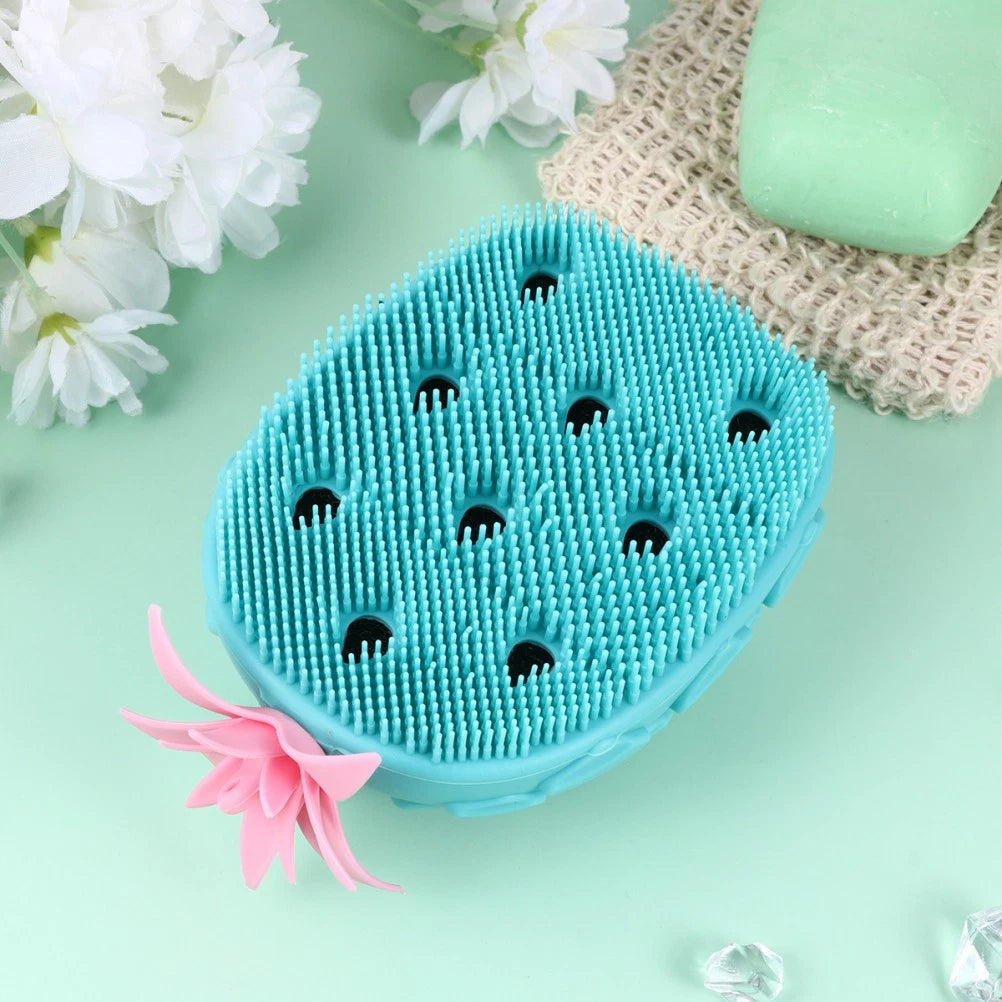 Bath Ball Scrubbing Child Silicone Body Scrubber Back