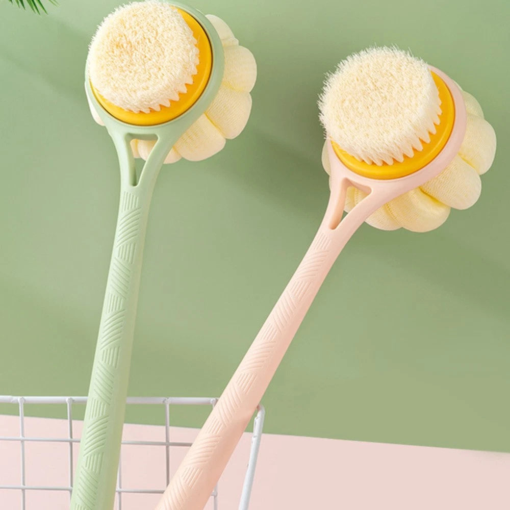 Bath Brush Multi-functional Exfoliating Back Cleaning Scrubber Handle Shower