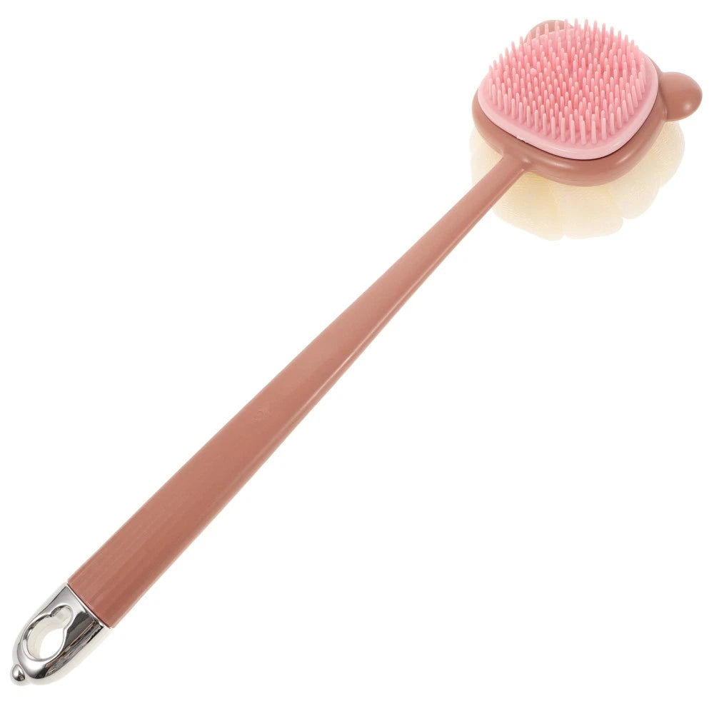 Bath Brush Exfoliating Body Scrubber Dad Back Shower Bathroom Scrubbing