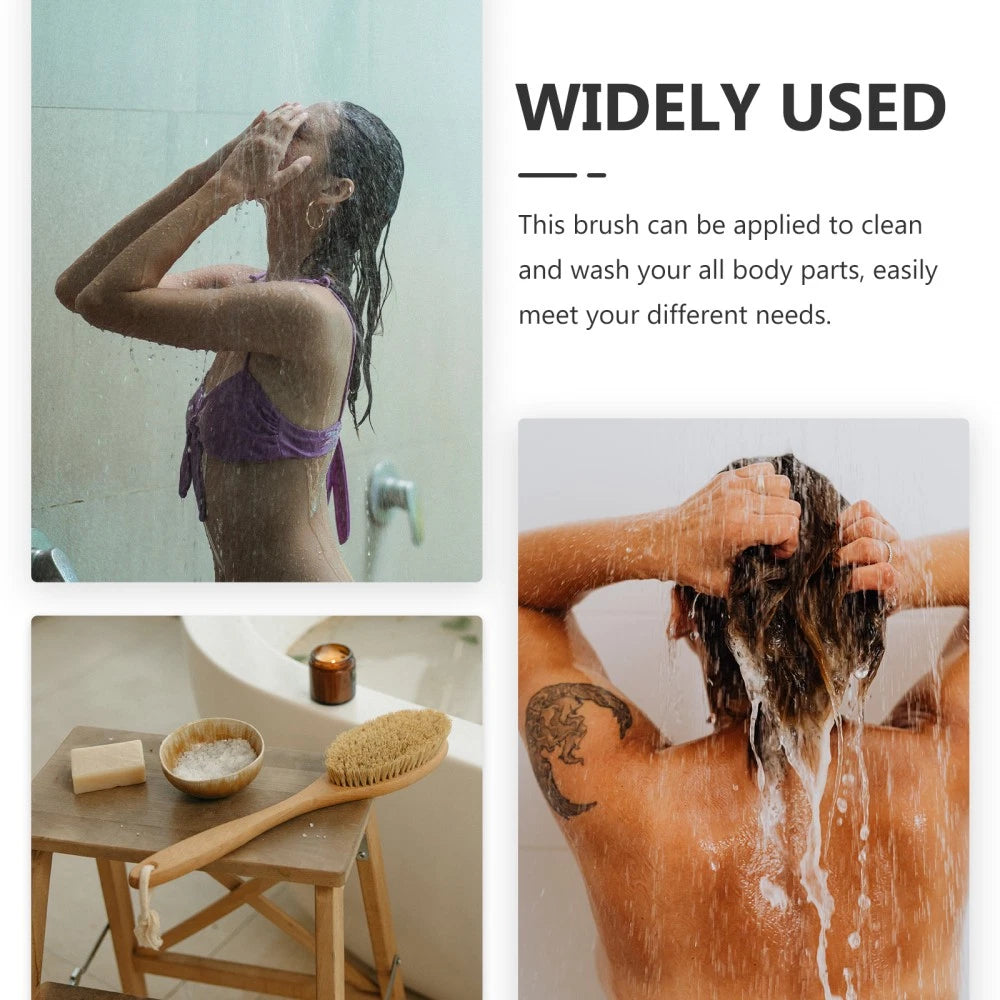 Bath Brush for Back Exfoliating Loofah Scrubber Skin Exfoliator Body