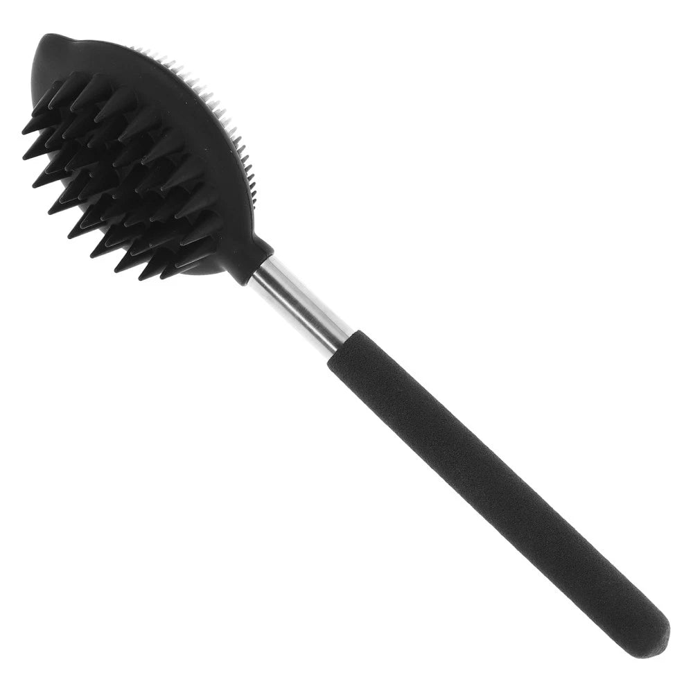 Silicone Bath Brush Man Skin Exfoliating Back Scrubbing Shower Body Scrubber