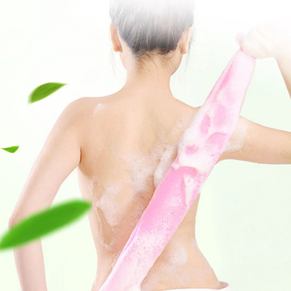 4 Pcs Bath Towel Exfoliating Back Scrubber for Shower Body Scrubbing Brush