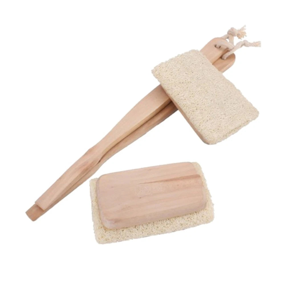Bath Body Brush for Exfoliating and Spa Use with Long Handle Random Color