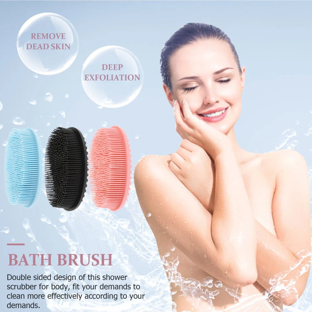 3 Pcs Shampoo Bath Brush Child Brushes for Women Shower Scrubber