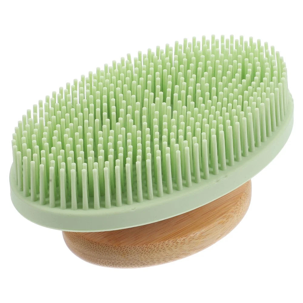 Bath Brush Exfoliating Back Scrubber for Shower Silicone Exfoliator
