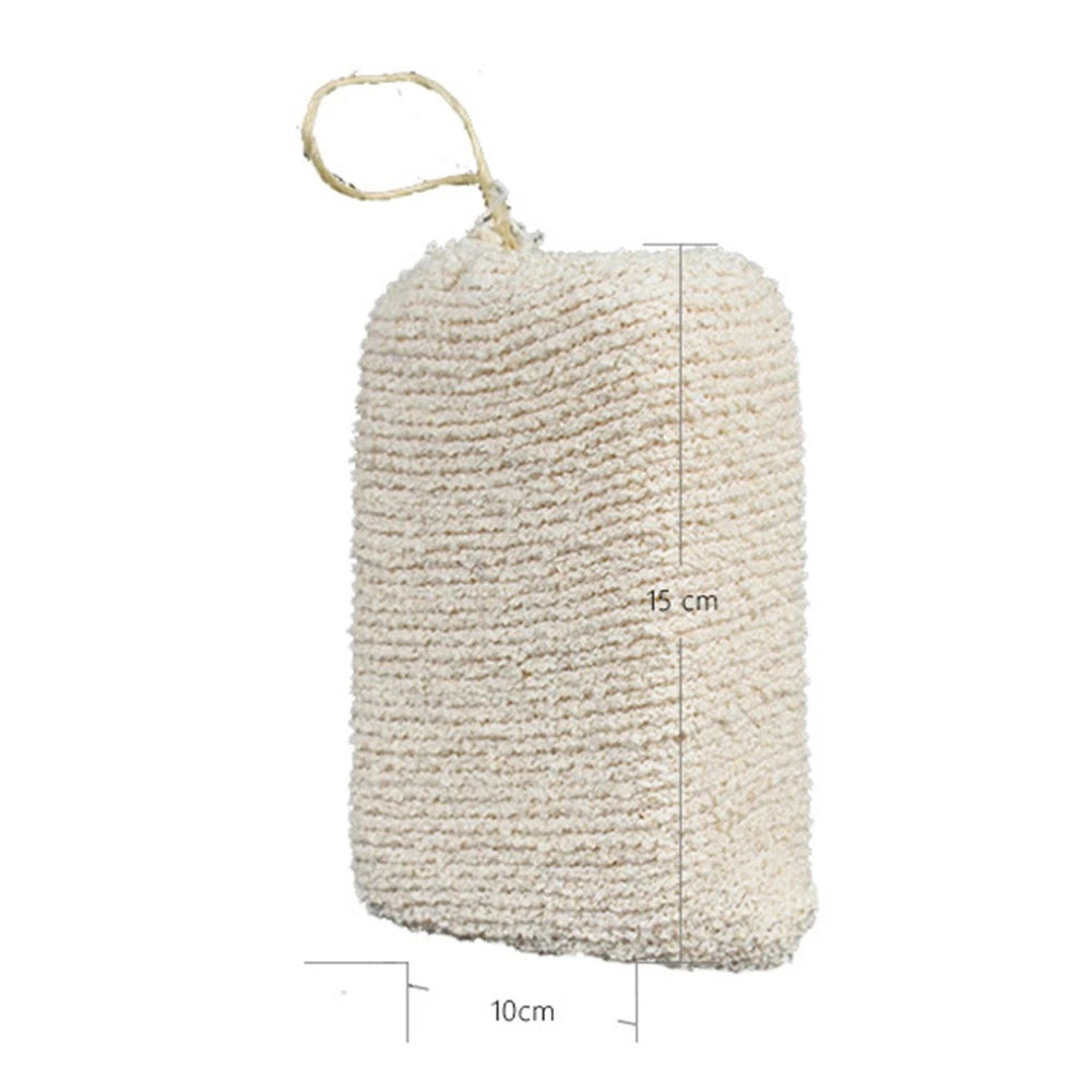 Bath Sponge Shower Puff Natural Exfoliating Loofah Scrubber Hemp Brush