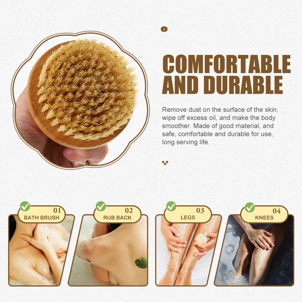 Bath Brush Shower Exfoliating Scrubbing Scrubber for Body Exfoliator
