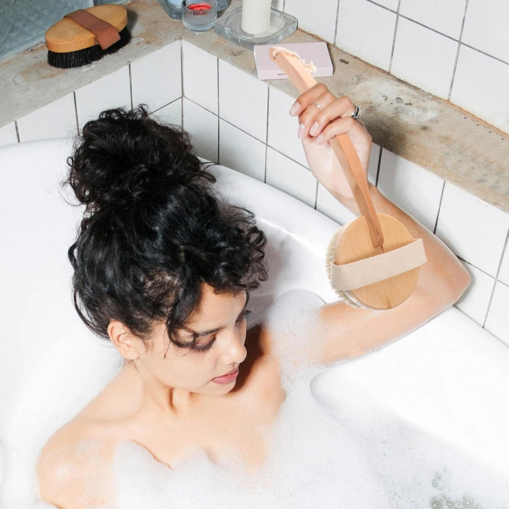 Bath Brush Back Scrubber Exfoliator Multi-functional Exfoliating Scrubbing