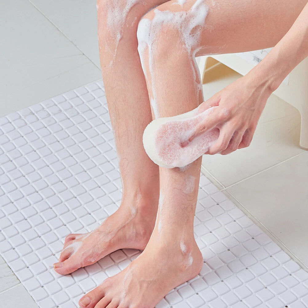 4PCS Shower Bath Brushes Bath Skin-Friendly Sponges Scrubbers Bathing Tools