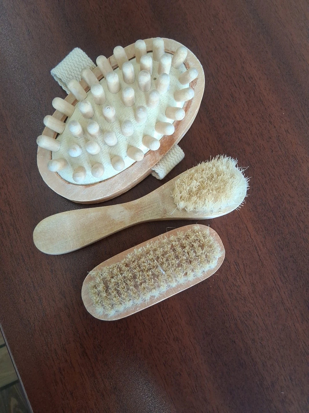 Wooden Body Brushes Natural Wood Shower Brushes