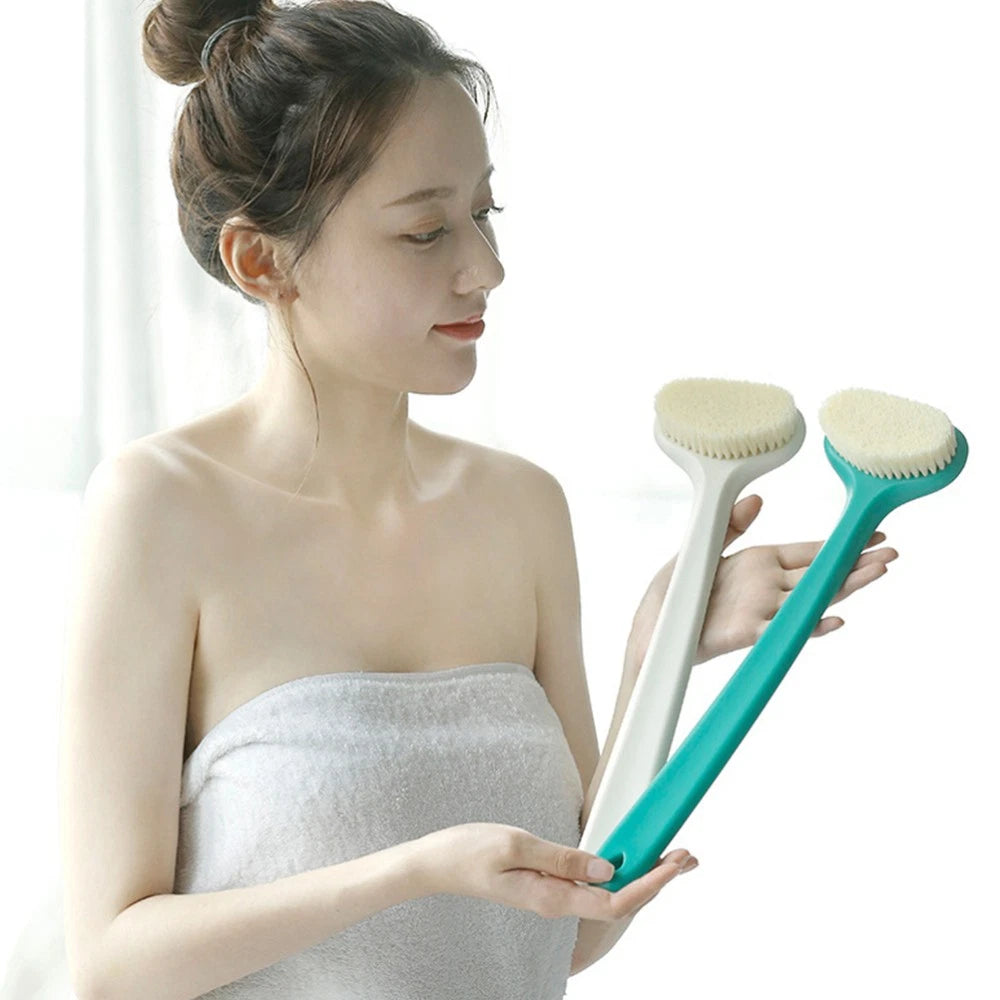Long Handle Bath Brush Back Bathing Soft Body Scrubber Baby Shower Tools