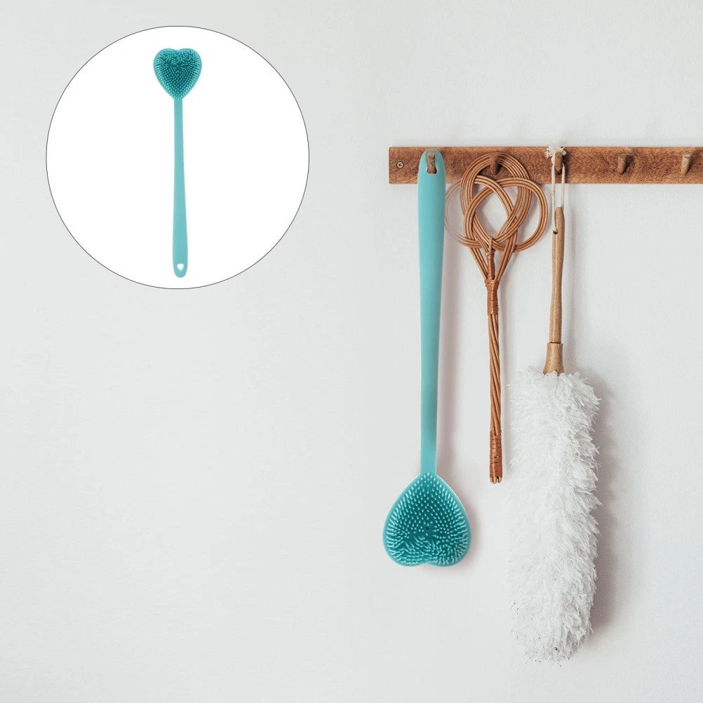 Heart-shaped Bath Brush Man Silicone Bathing Scrubber Shower Body