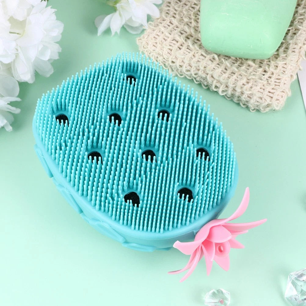 Bath Ball Scrubbing Child Silicone Body Scrubber Back