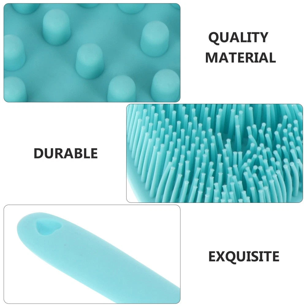 Heart-shaped Bath Brush Man Silicone Bathing Scrubber Shower Body