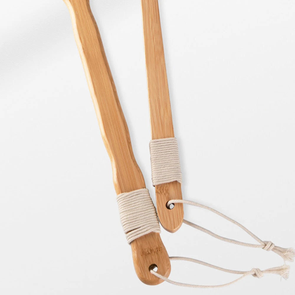 Shower Body Brush Fibre Long Handle Back Scrubber for Skin Exfoliating