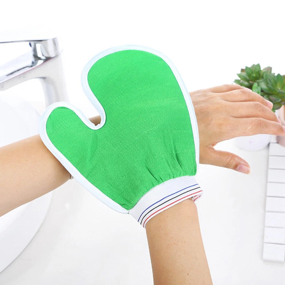 5 Pcs Bath Gloves Body Wash Mitt Scrub Brush Men and Women Bathing for Adults
