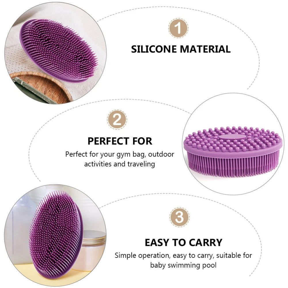 Silicone Bath Infant Massage Scrubber Children Shower