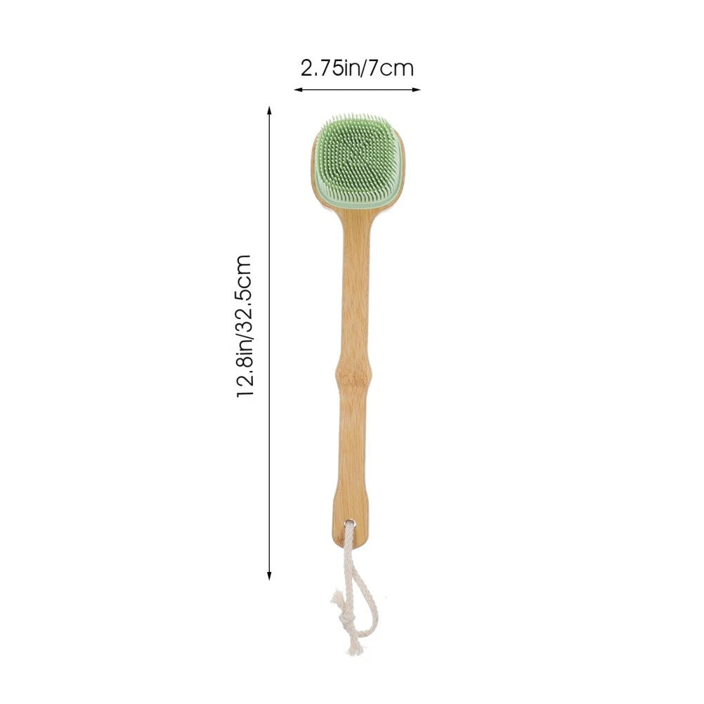 Bath Brush Man Shower Silicone Scrubber for Scrubbing Tool