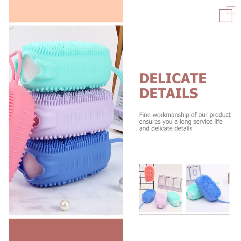 4 Pcs Scrub Brush Shower Scrubber for Body Child Baby Bath Brushes