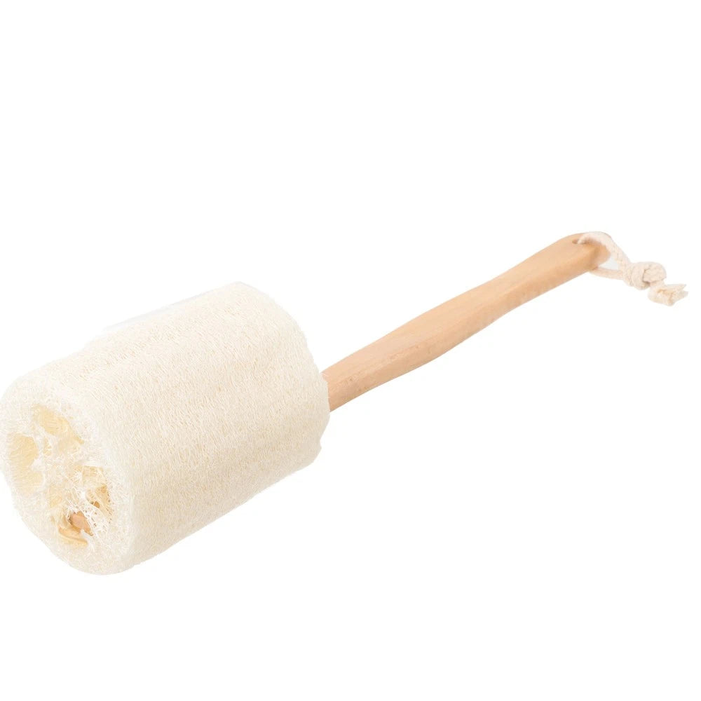 Sponge A Stick Loofah Shower Brush Body Scrub Bathroom Scrubbing