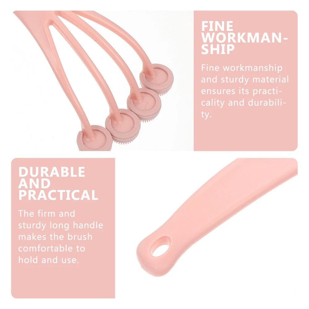 Exfoliating Bath Brush Back Scrubber Long Handle for Shower Body