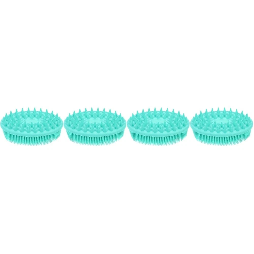 4 PCS Silicone Bath Brush Man Child Bathing Accessories Scrubbers
