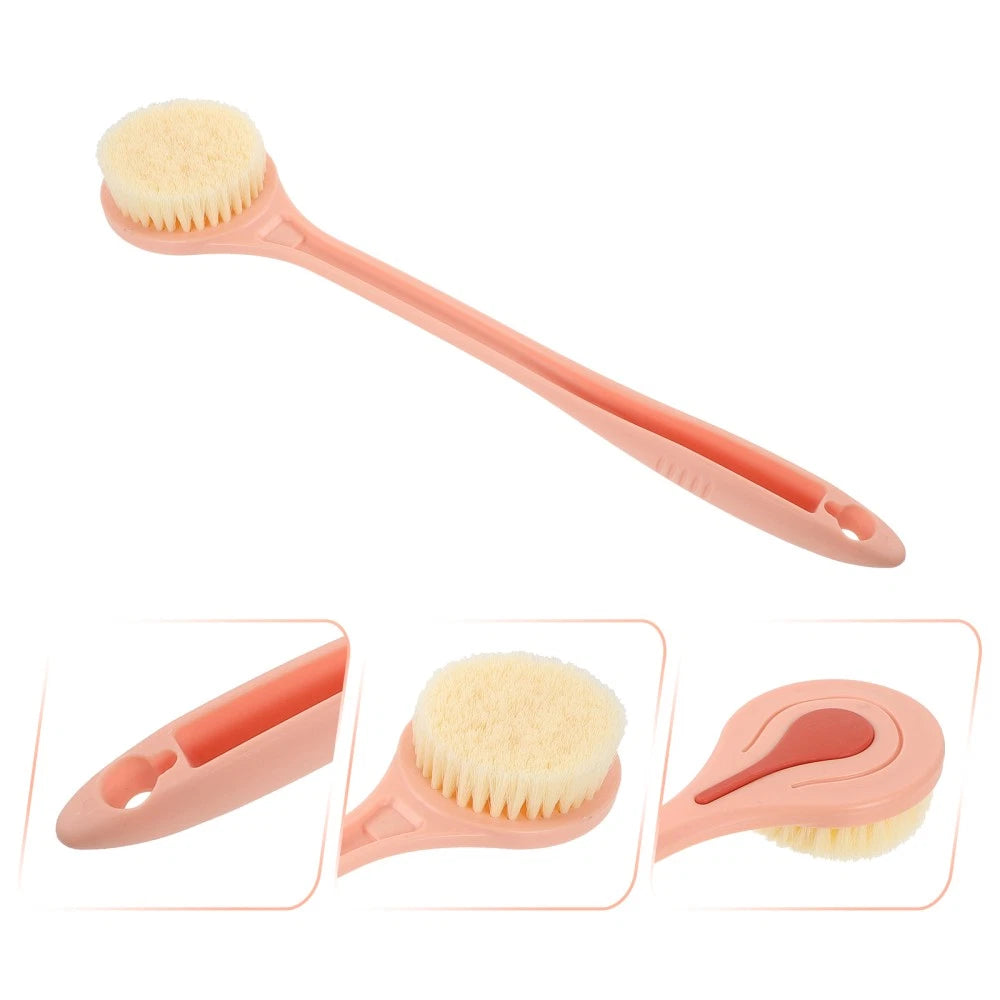 Long Handle Bath Brush Back Scrubber Body Shower Applicator for