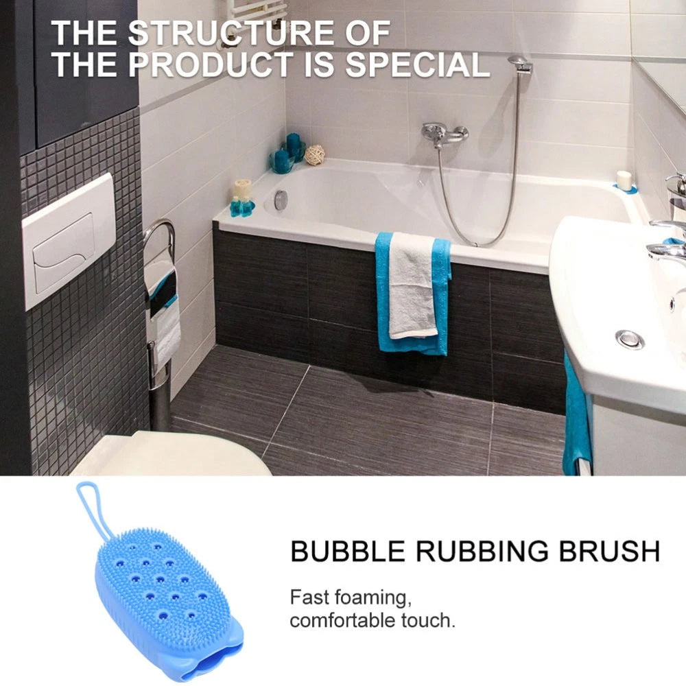 Bath Scrubber Brush Shower Exfoliator Exfoliating Body Baby Back