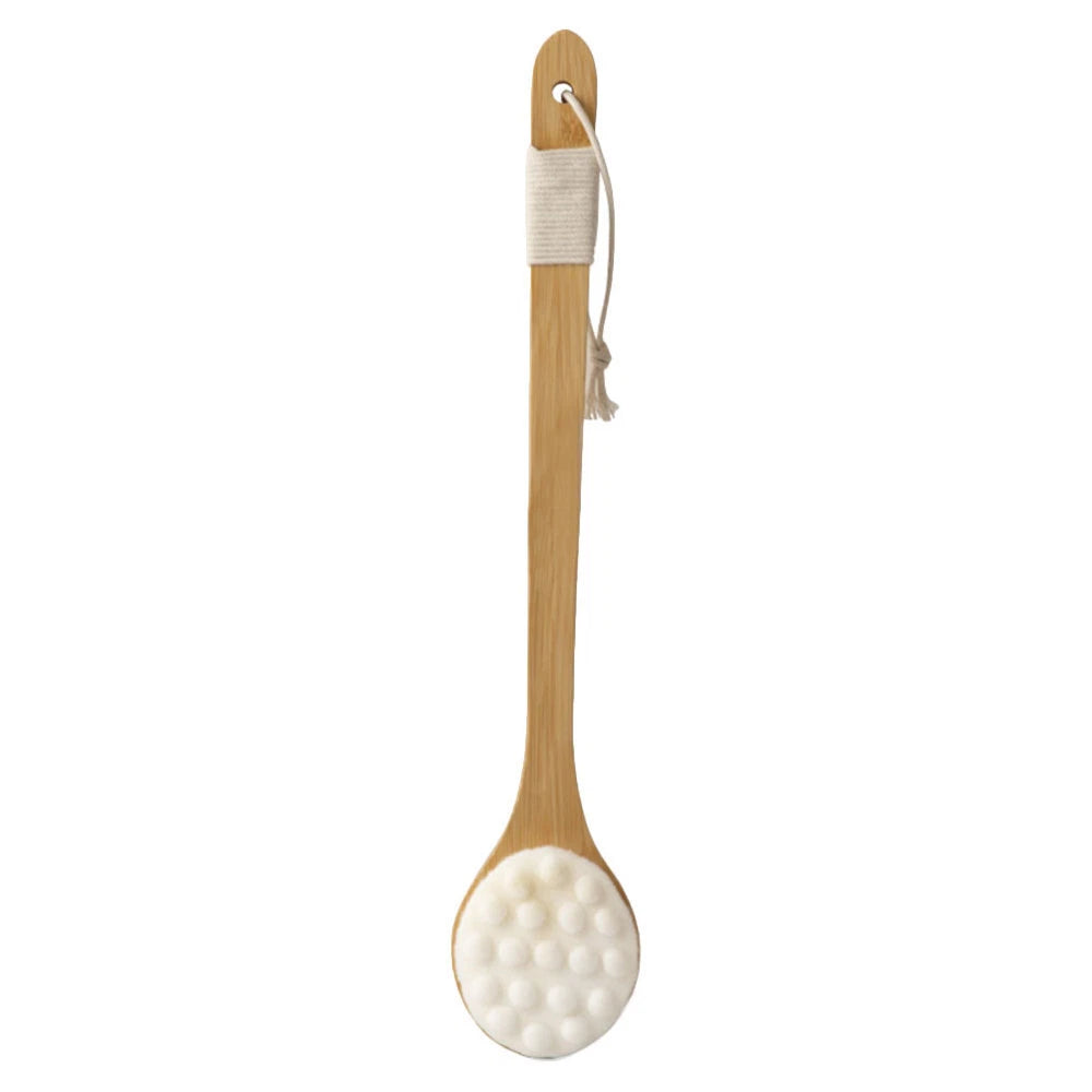 Shower Body Brush Fibre Long Handle Back Scrubber for Skin Exfoliating