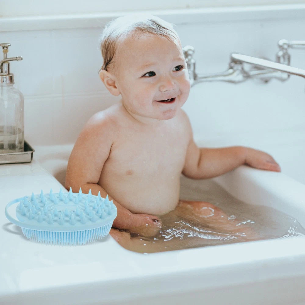 Bath Child Silicone Scrub for Body Shower Scrubber Soft