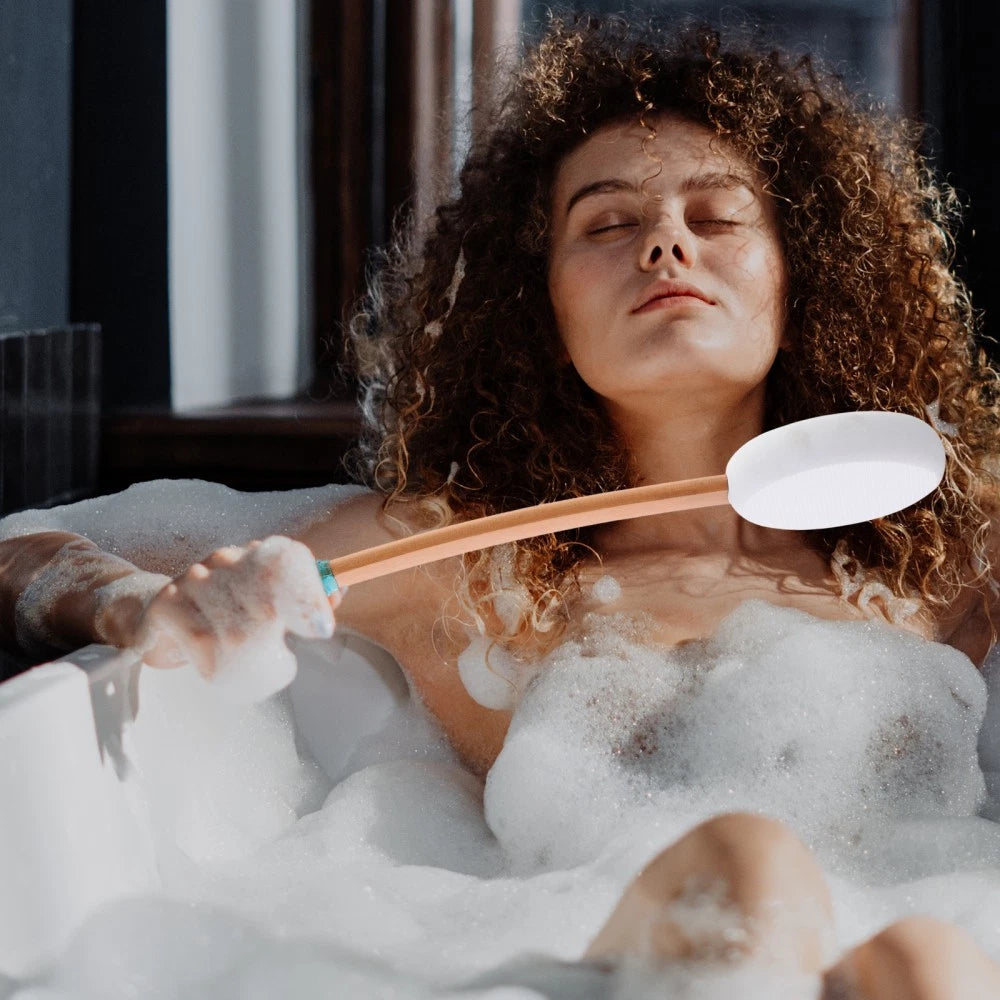 Bath Brush for Back Exfoliating Loofah Scrubber Skin Exfoliator Body