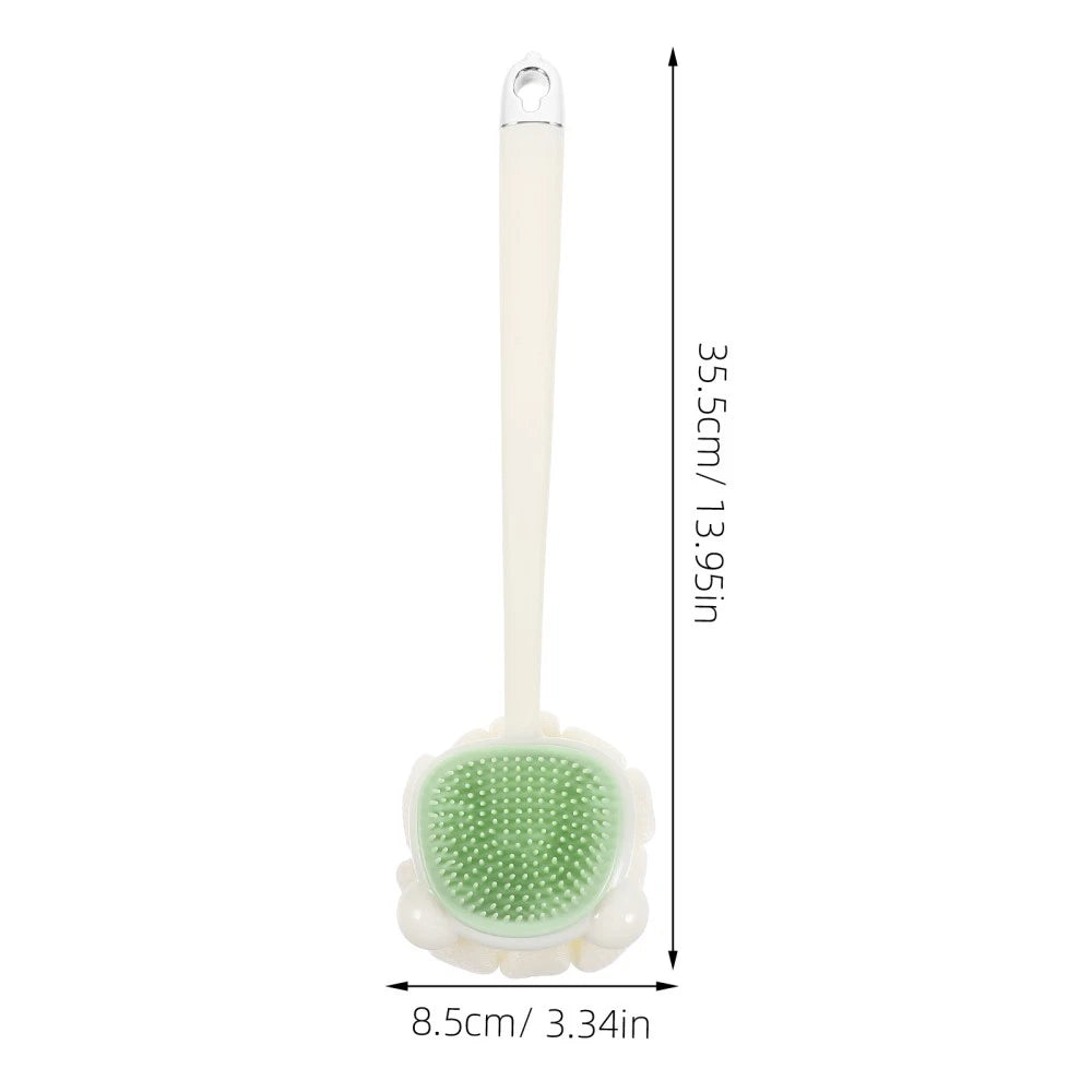 Scrub Brush Body Scrubber Shower Back Bathroom with Long Handle Long-handled