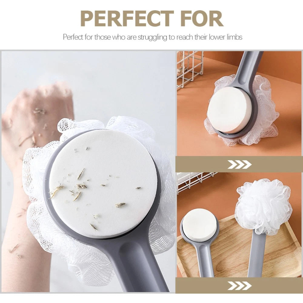 2 Pack Bath Ball Brush Exfoliating for Body Child Brushes Back Scrubber