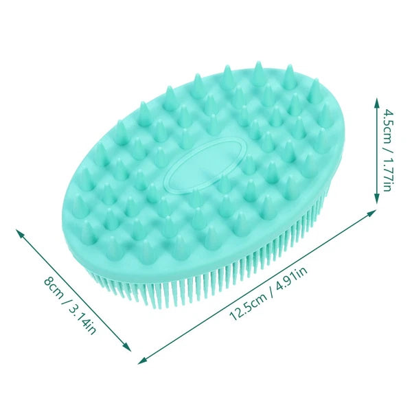 4 PCS Silicone Bath Brush Man Child Bathing Accessories Scrubbers
