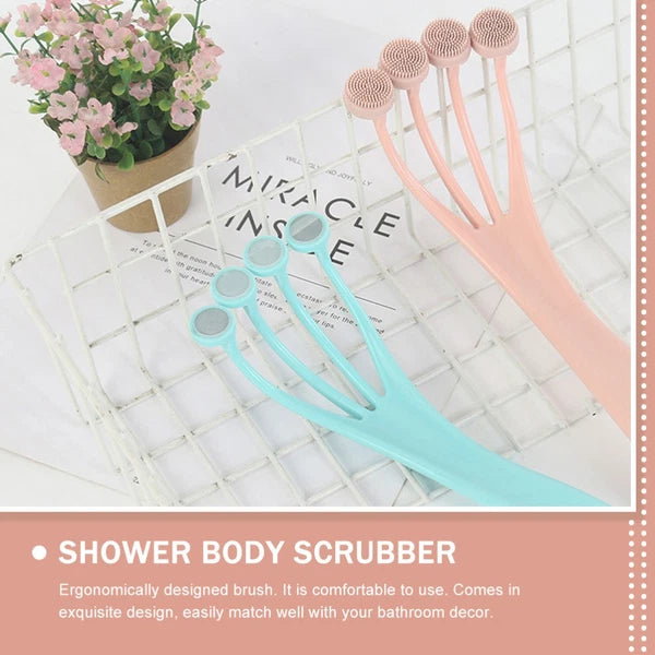Bath Brush Women's Man Body Scrub for Shower Exfoliating Brushes