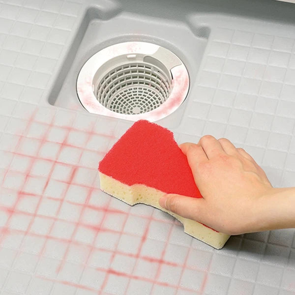 LEC Gekiochi Akakabi-kun Bath Cleaner Nylon & Brush