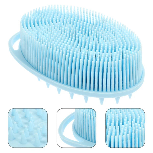 Bath Child Silicone Scrub for Body Shower Scrubber Soft