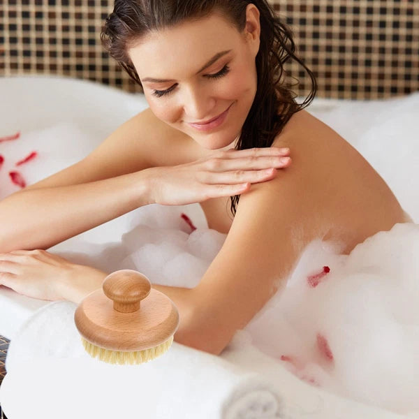 Skin Exfoliator Scrubber Dry Brushing Body Bath for Bathroom Scrubbing