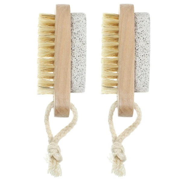 2 Pcs Double-sided Brush of Stepping Foot Bath Scrubber