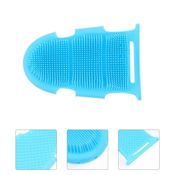 Miss Child Silicone Body Scrubber Shower Spa Mitt Exfoliator Brush