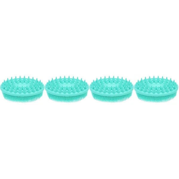 4 PCS Silicone Bath Brush Man Child Bathing Accessories Scrubbers