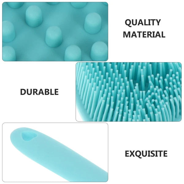 Heart-shaped Bath Brush Man Silicone Bathing Scrubber Shower Body