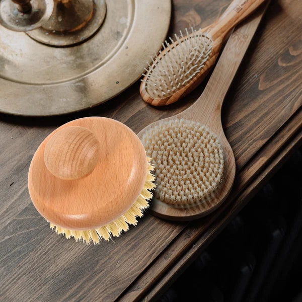 Bath Brush Shower Body Scrubber for Bathing Supply Portable Handle