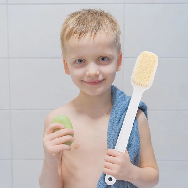 Back Scrub Brush Bath Bathing Accessories Long Handle for Shower Soft